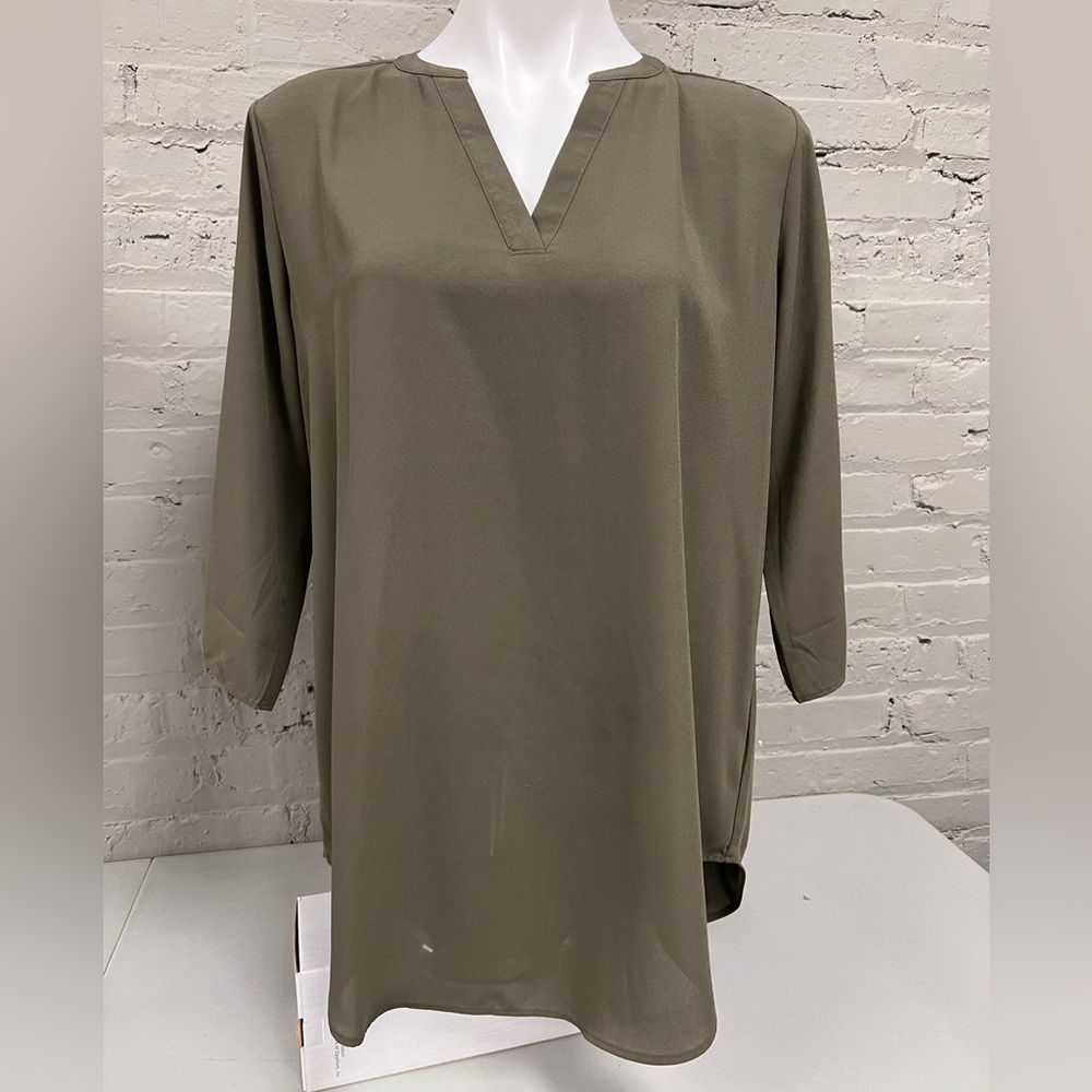 Port Authority Olive V-Neck Tunic
